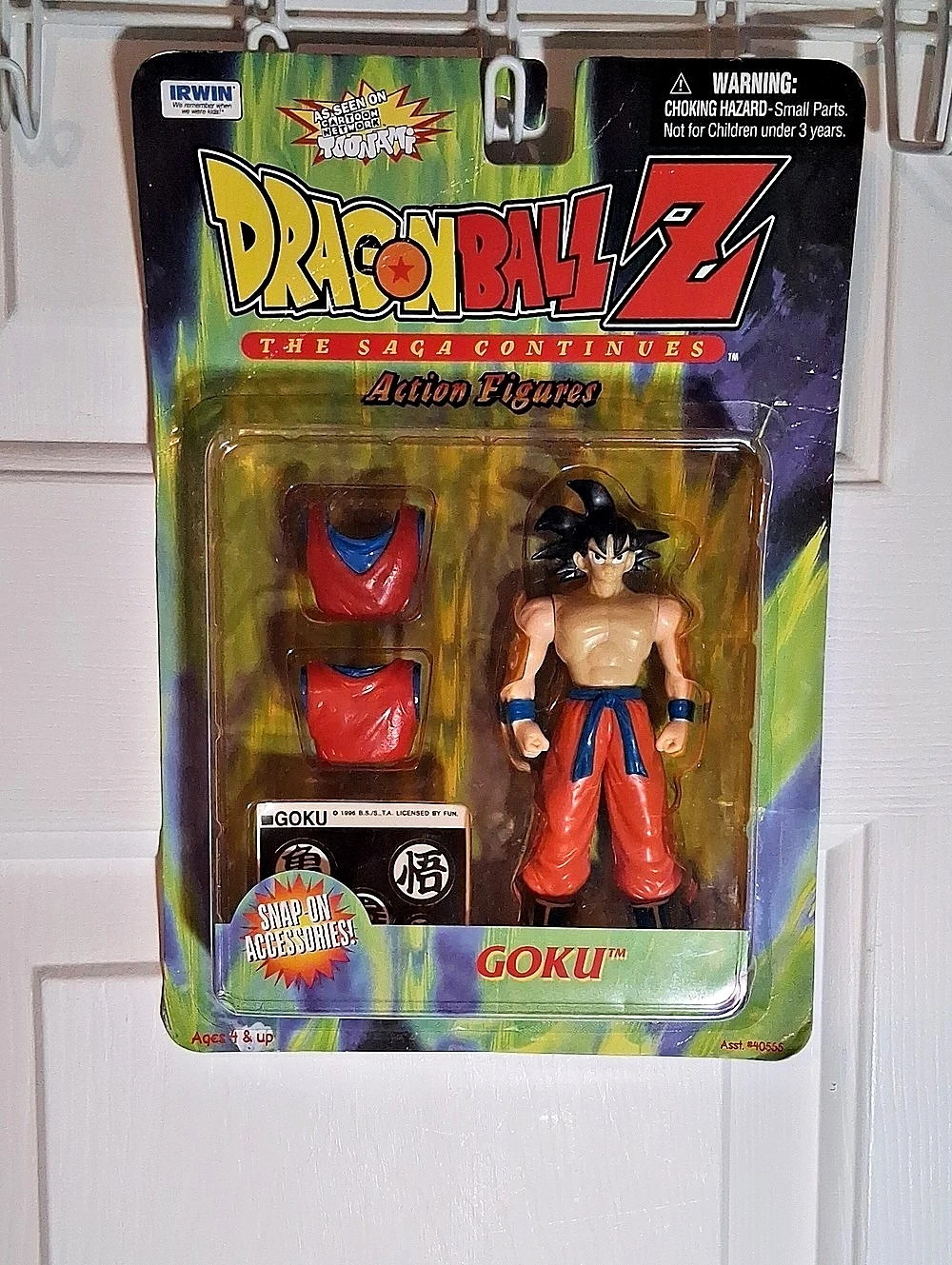Irwin Goku Dragon Ball Z Action Figure NWT
